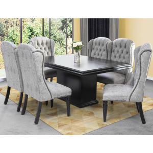 Kuba 7 Piece Dining Room Suite Grey