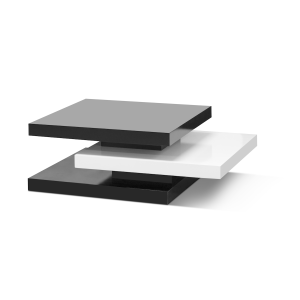 Ice 3 tier coffee table
