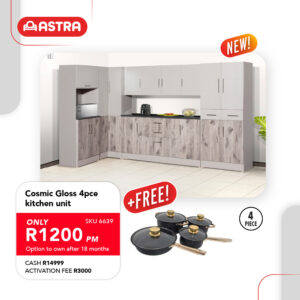 4 Piece Cosmic Gloss Kitchen unit