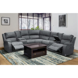 Brenda Crnr Lounge Suite 2A2Con - Grey