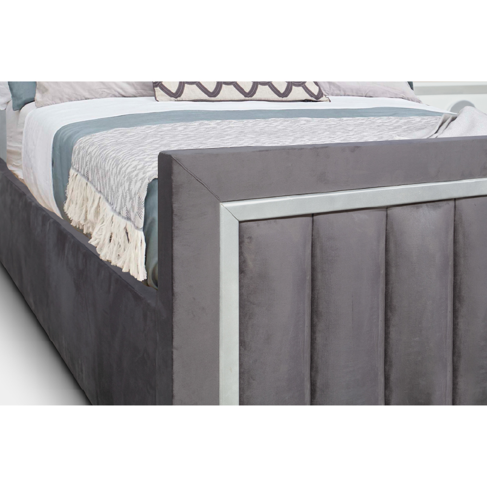 Azzano Bedroom Suite Grey - Astra Furnishers
