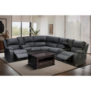Brenda Crnr Lounge Suite 2A2Con - Black