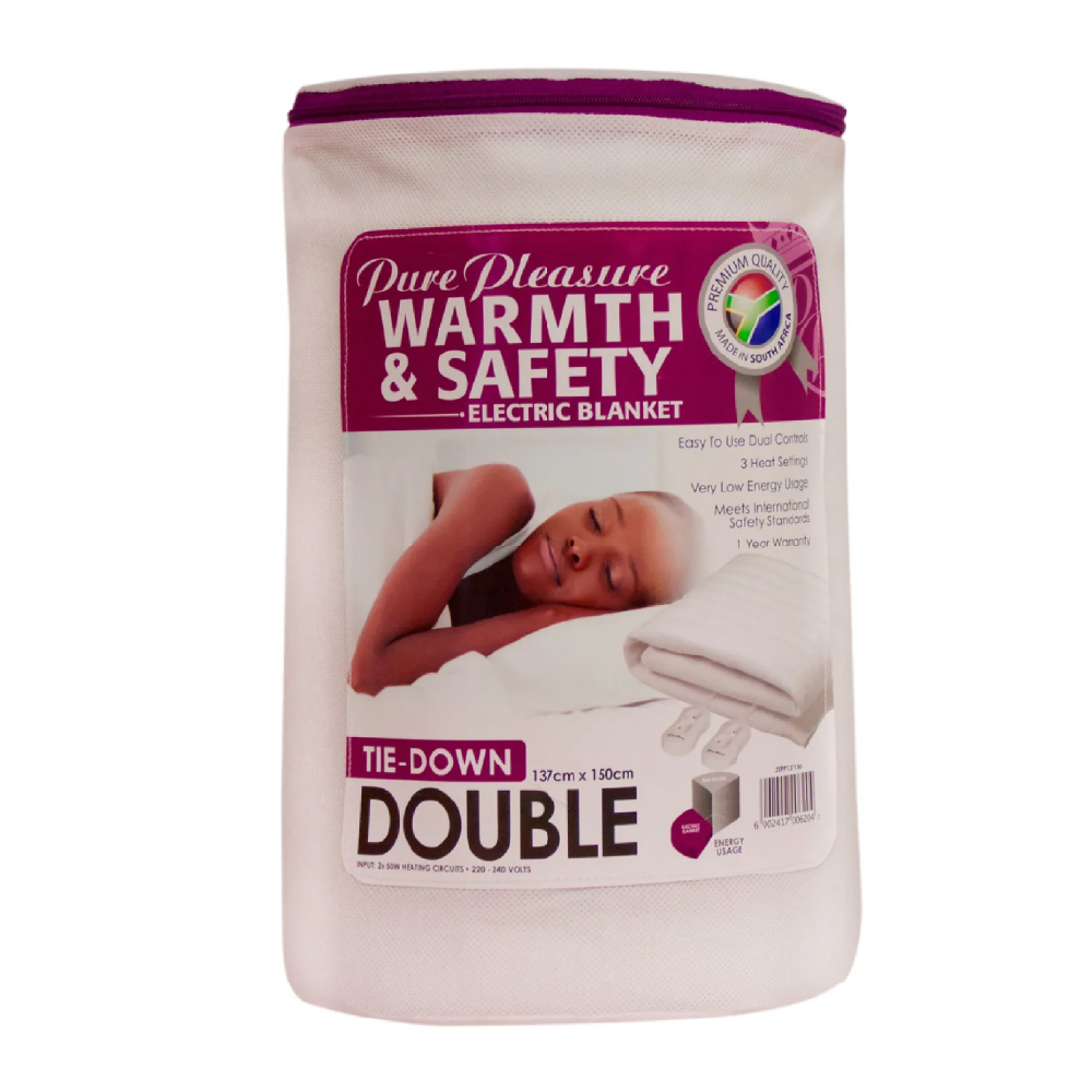 Mellerware Electric Double Blanket tie down