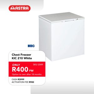 KIC 210 White Chest Freezer
